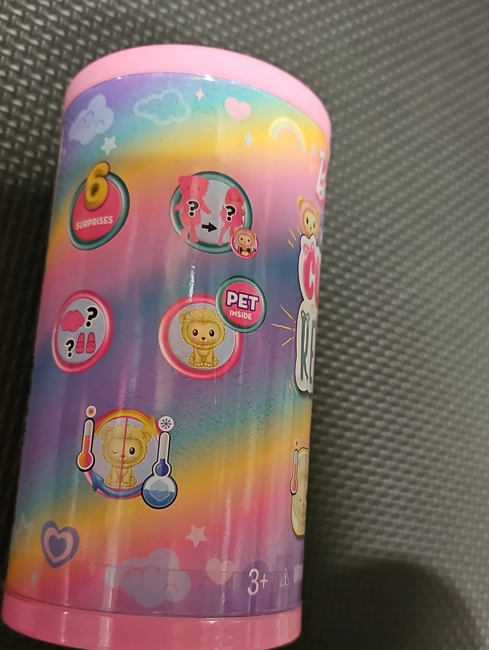Barbie Cutie Reveal Pink Rainbow Surprise Toy - Pink